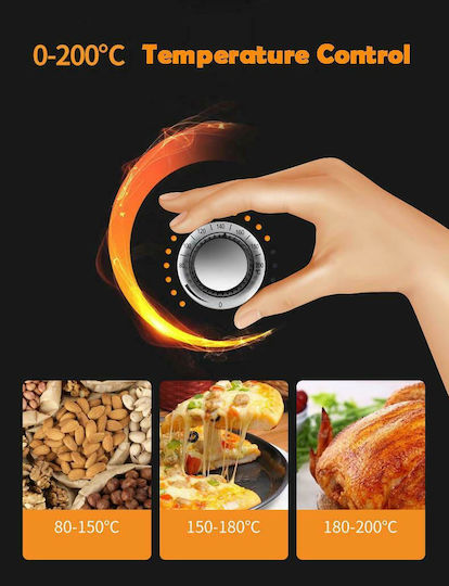 Sokany Air Fryer 4.8lt Μαύρο HB-8009