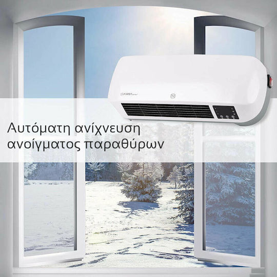 First Austria Ceramic Fan Heater Room Wall 2000W