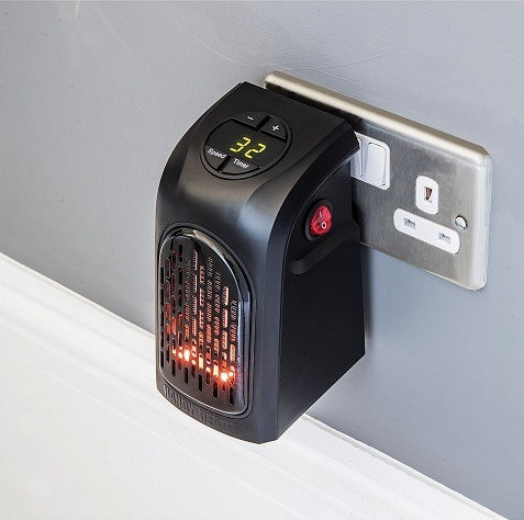 Handy Heater Mini Keramik Heizlüfter Wand 400W