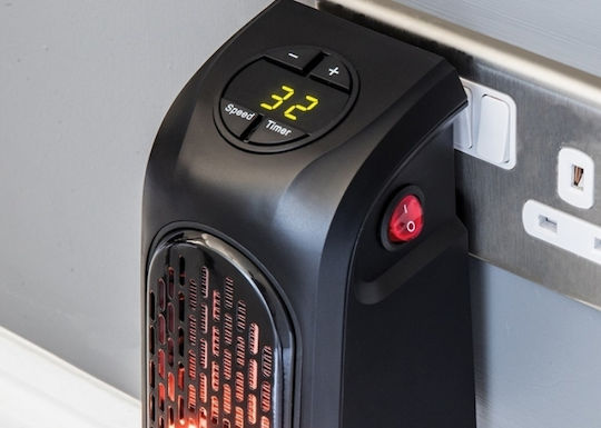 Mini Ceramic Fan Heater Room Wall 350W