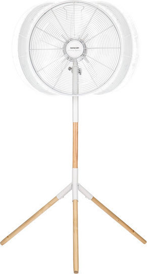 Sencor Ανεμιστήρας Ορθοστάτης 50W Διαμέτρου 40cm Λευκός