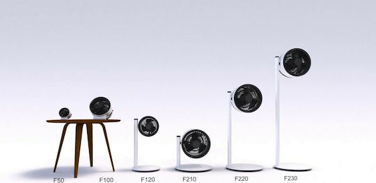 Boneco F230 Ανεμιστήρας Ορθοστάτης 33W Διαμέτρου 22.5cm Λευκός