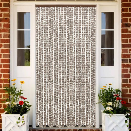 vidaXL Türvorhang Grey-Brown 100x220cm 325462