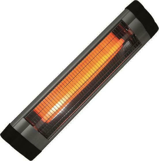 Eurolamp Quartz Wall-Mounted Heater for Bathrooms with Thermostat 3000W
