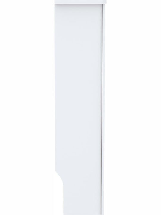 vidaXL Radiator Cover Made of MDF White 78x19x81.5cm