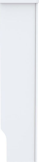 vidaXL Κάλυμμα Καλοριφέρ από MDF Λευκό 78x19x81.5cm