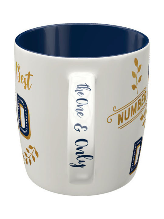 Nostalgic Art Number 1 Dad Cană Ceramică Albă 330ml