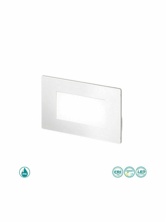 Gea Luce Maga Wall-Mounted Outdoor Ceiling Light LED IP65 2W with Warm White Light