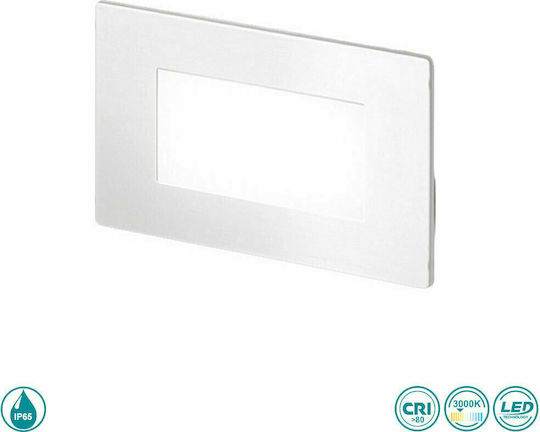 Gea Luce Maga Aplica de exterior montată pe perete LED IP65 2W cu Alb Cald Lumină