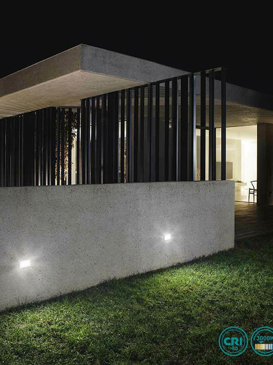 Gea Luce Maga Wall-Mounted Outdoor Ceiling Light LED IP65 2W with Warm White Light