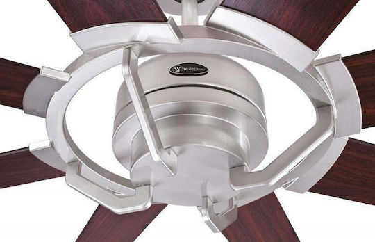 Westinghouse Stoneford Ceiling Fan 172cm Brown / Silver
