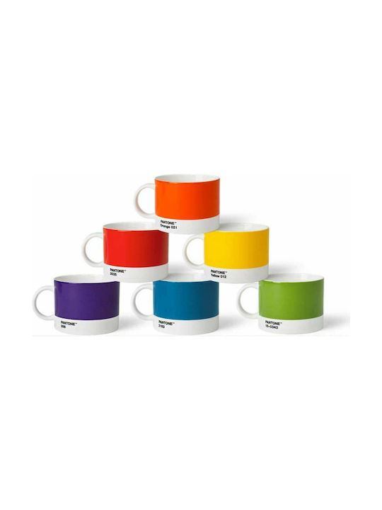 Pantone Lifestyle Tasse Porzellan Grün 475ml 1Stück