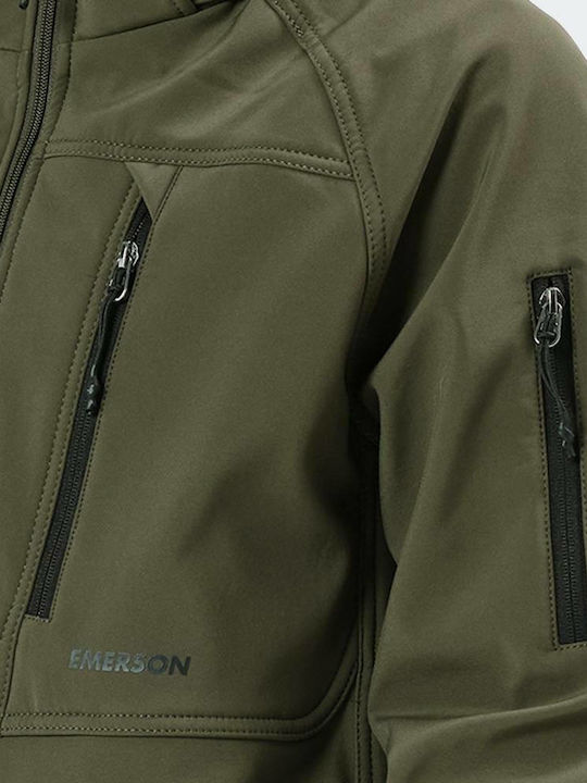 3 in 1 Winter Jacket Softshell Waterproof and Windproof Army Green