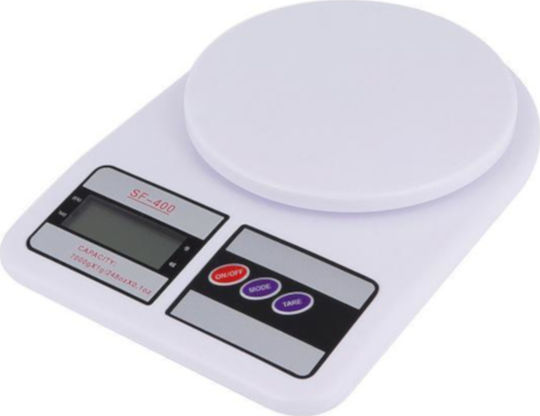 Keskor Digital Kitchen Scale up to 10kg White