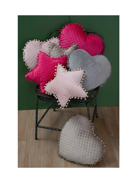 Palamaiki Διακοσμητικό Μαξιλάρι Κούνιας Star Μπεζ 34x34cm