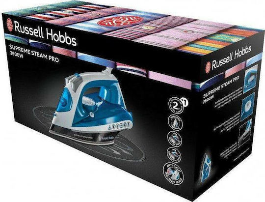 Russell Hobbs Supreme Steam Pro Σίδερο Ατμού 2600W με Αντικολλητική Πλάκα και Συνεχόμενη Παροχή Ατμού 40gr/min