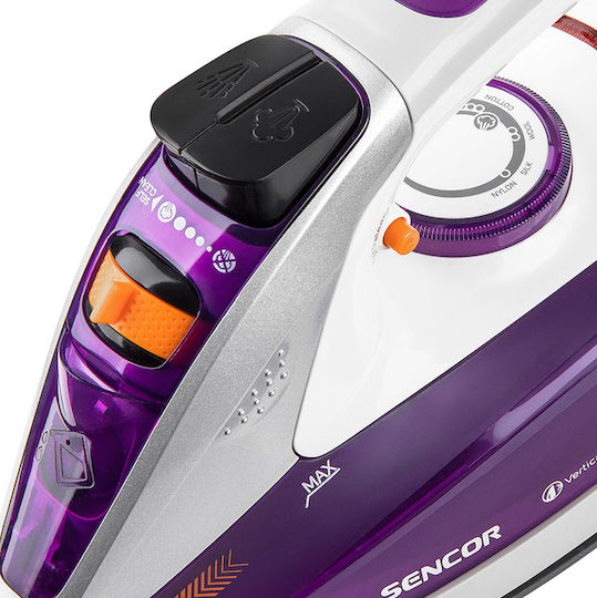 Sencor Σίδερο Ατμού 2400W με Κεραμική Πλάκα και Συνεχόμενη Παροχή 25gr/min