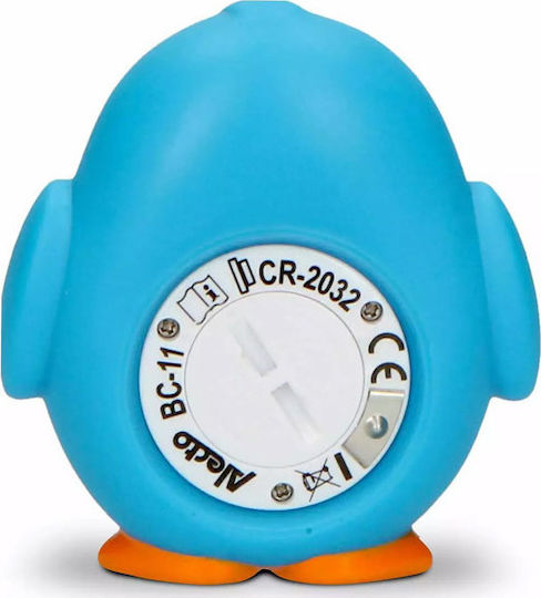 Alecto Baby Digital Bath Thermometer Penguin 0°C - 50°C Light Blue