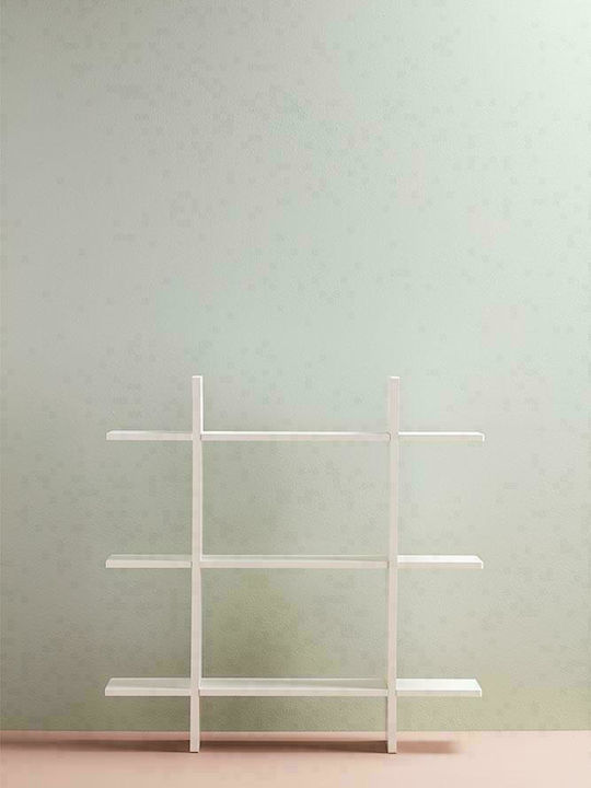 Kids Shelves Wooden Shelving Unit 3 Levels Wall Mount White 70x16x70cm