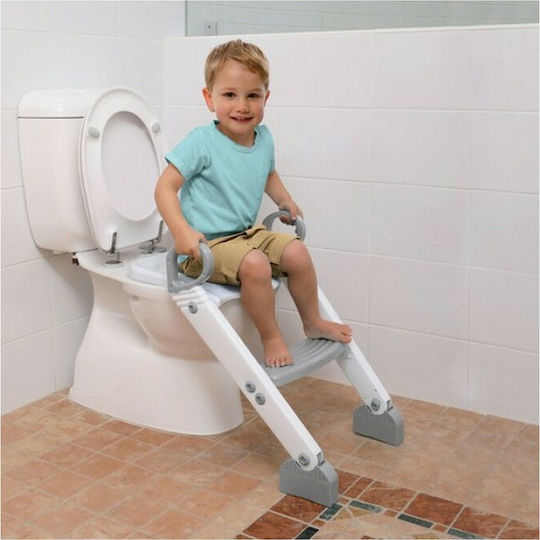 Dreambaby Toddler Toilet Seat with Footrest & Handles White