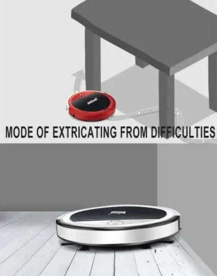 Andowl Q9 Pro Robot Vacuum Cleaner with Sensor Navigation and 2800Pa Suction Power White