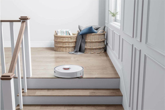 Roborock S5 Max Roboterstaubsauger zum Saugen & Wischen mit Kartierung und Wi-Fi Weiß