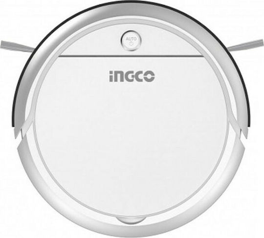 Ingco VCRG30261 Roboter-Staubsauger mit Intelligenter Navigation & Saugkraft 1000Pa Weiße
