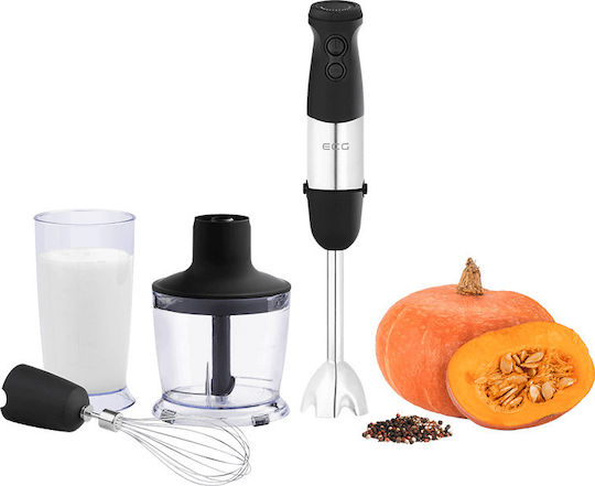 ECG Hand Blender with Inox Rod 750W Black