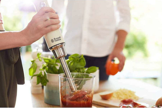 Russell Hobbs Retro Vintage Blender De Mână Cu Tijă Din Inox 700W Bej