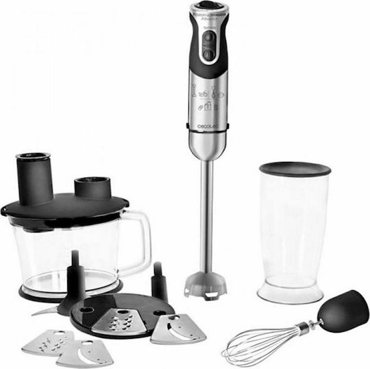 Cecotec Titanium 1000 Pro Handmixer mit Inox-Stab 1000W Schwarze