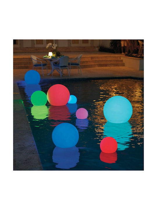 GloboStar Φωτιστικό Γλόμπος LED Εξωτερικού Χώρου 10W RGBW IP67 Λευκό