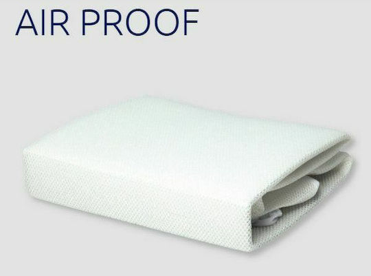 Greco Strom Air Proof Fitted Waterproof Crib Mattress Protector Breathable 64x126cm