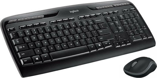 Logitech Wireless Combo MK330 Σετ Πληκτρολόγιο & Ποντίκι Ελληνικό