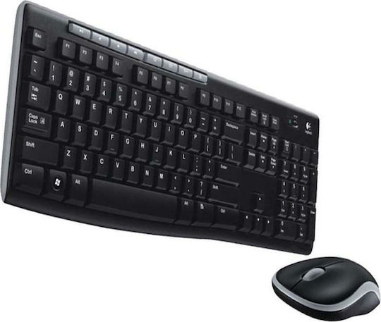 Logitech Wireless Combo MK270 Σετ Πληκτρολόγιο & Ποντίκι Ελληνικό