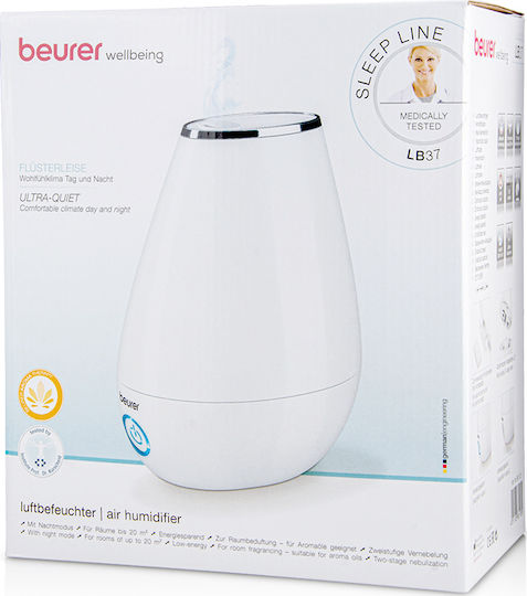 Beurer LB 37 68117 Humidifier Ultrasonic 20W for Spaces 20m² Toffee