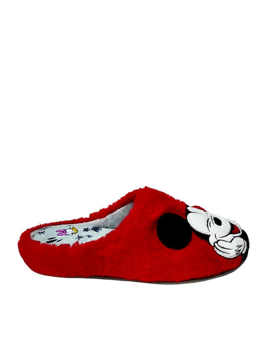 Mickey Minnie Disney Anatomisch Kinderhausschuhe Rote
