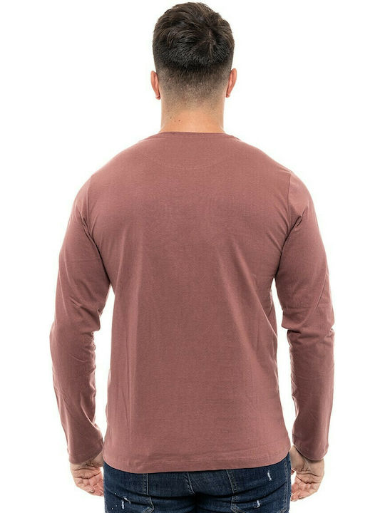 Splendid Men's Long Sleeve Blouse Rusty Red