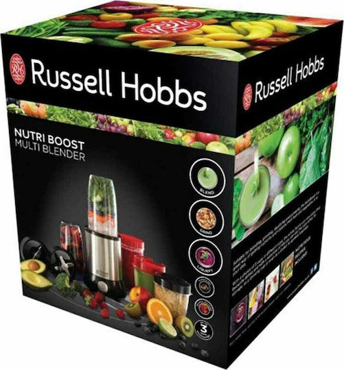 Russell Hobbs Nutri Boost Blender With Plastic Jug 700 ml 700W Inox
