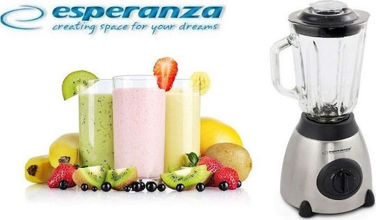 Esperanza Margarita Mixer mit Kunststoffkanne 1,5 l 500W Inox