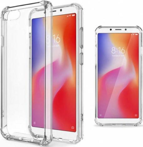 Anti Shock Umschlag Rückseite Silikon 0.5mm Transparent (Redmi 6a)