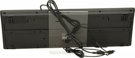 A4Tech KRS-8372 Комплект клавиатура и мишка Английски UK Черен