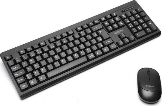 Philips SPT6324 Ασύρματο Σετ Πληκτρολόγιο & Ποντίκι Αγγλικό US