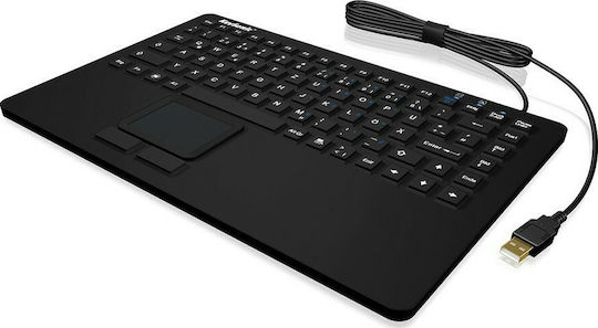 KeySonic KSK-5230 Tastatur mit Touchpad Englisch US