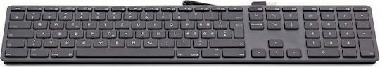 LMP KB-1243 Πληκτρολόγιο Αγγλικό UK Συμβατό με Mac Γκρι