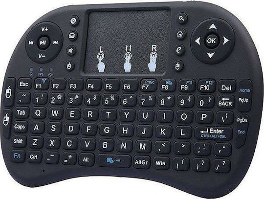 i8 Ασύρματο Πληκτρολόγιο με Touchpad Αγγλικό US