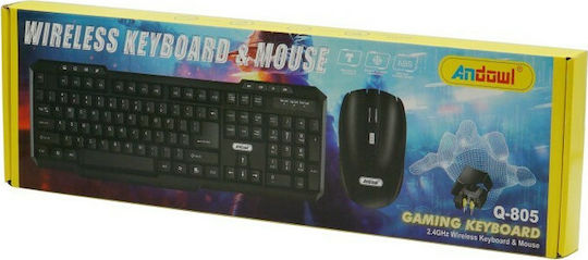 Andowl Q-805 Kabellos Nur Tastatur Englisch US