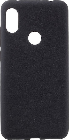 Hurtel Back Cover Σιλικόνης 1.2mm Μαύρο (Redmi Note 6 Pro)
