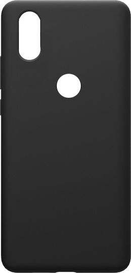 Hurtel Back Cover Σιλικόνης 1.2mm Μαύρο (Redmi Note 6 Pro)
