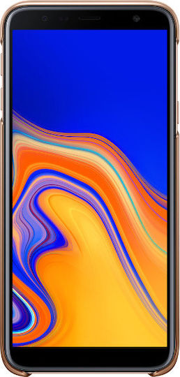 Samsung Official Gradation Cover Umschlag Rückseite Kunststoff Gold (Galaxy J4+)