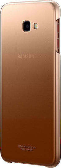 Samsung Official Gradation Cover Umschlag Rückseite Kunststoff Gold (Galaxy J4+)